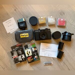 Holga 135 Camera and Accessories